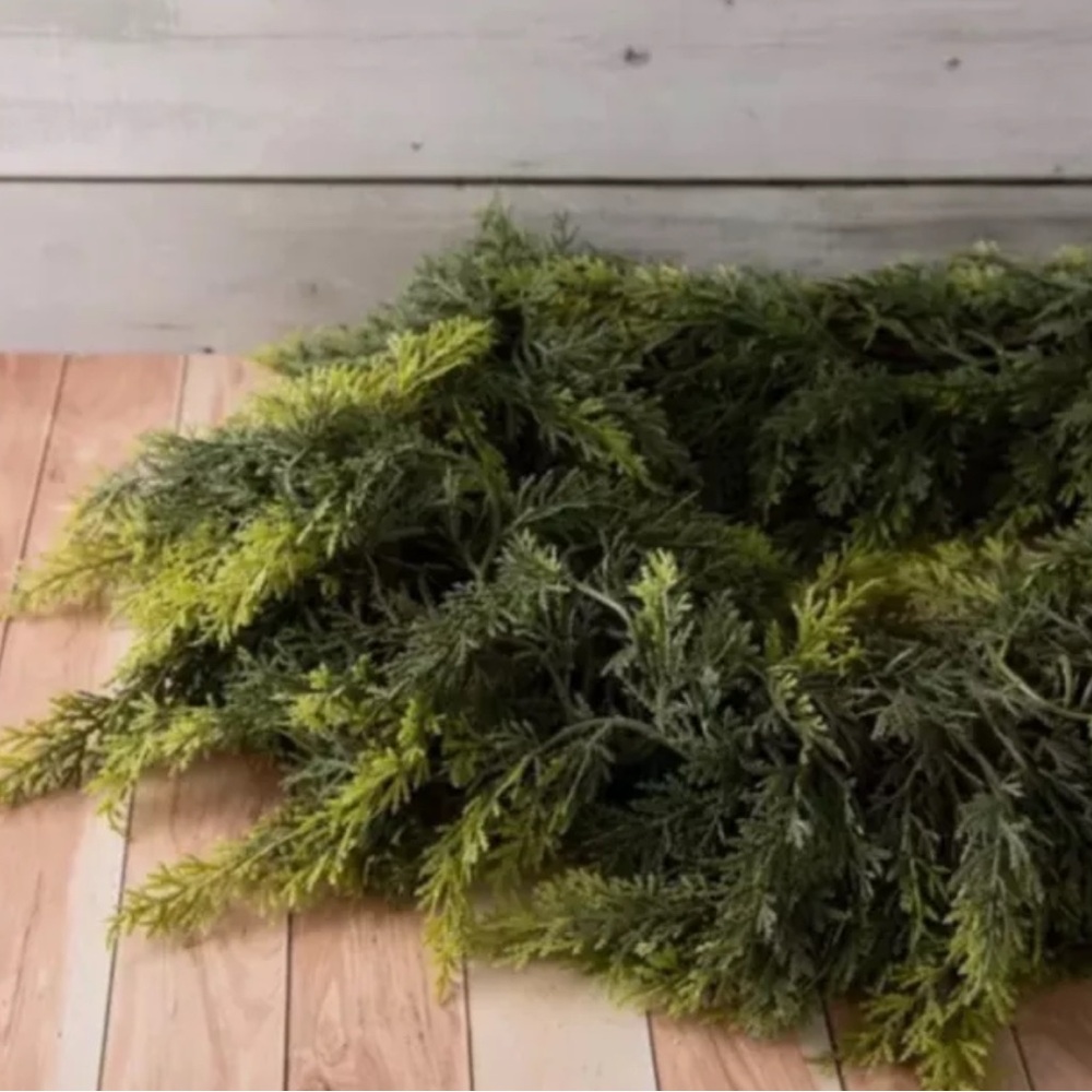 Hobby Lobby Faux Cedar Garland 6’ Brand New With Tags 100% Authentic
